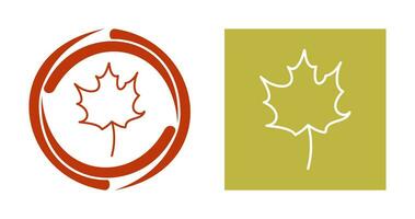 Autumn Leaf Vector Icon