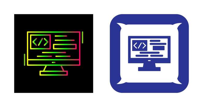 Coding Vector Icon