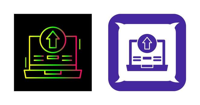 icono de vector de carga