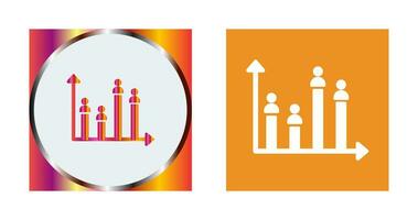 Candidate Graph Vector Icon