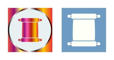 Scroll of Paper Vector Icon