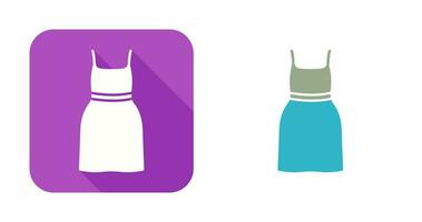 Cocktail Dress Vector Icon