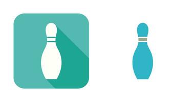 Unique Bowling Pin Vector Icon