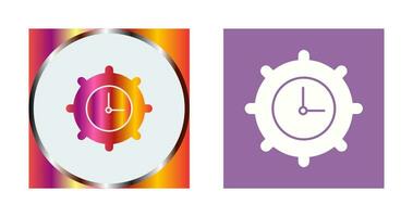 Time Settings Vector Icon