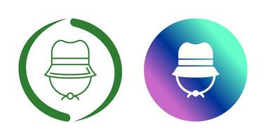 Camping Hat Vector Icon