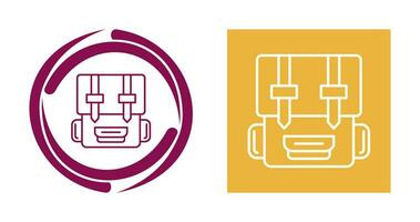 icono de vector de mochila