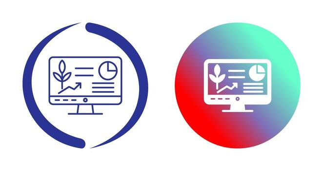 icono de vector de computadora