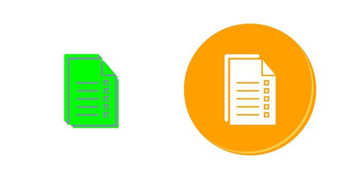 icono de vector de archivos de datos