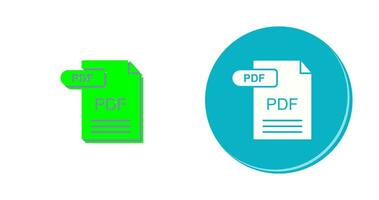 icono de vector de pdf