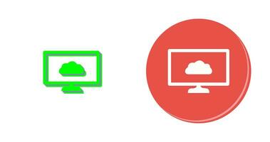 Unique Cloud System Vector Icon