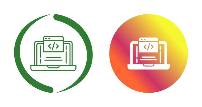 Coding Vector Icon