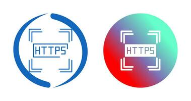 icono de vector de https