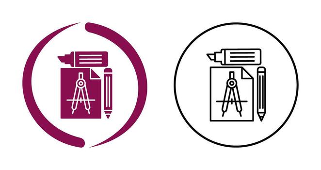 Study Tools Vector Icon