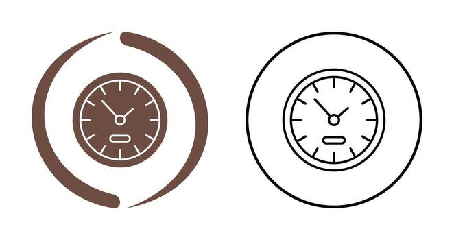 icono de vector de reloj