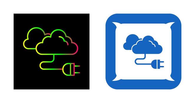 icono de vector de cable
