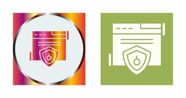 Web Security Vector Icon