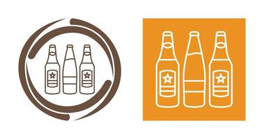 Beer Bottles Vector Icon