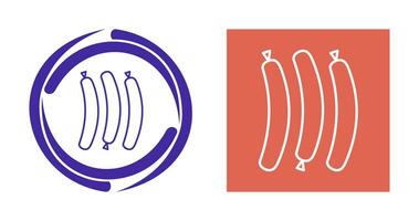 Hot Sausage Vector Icon