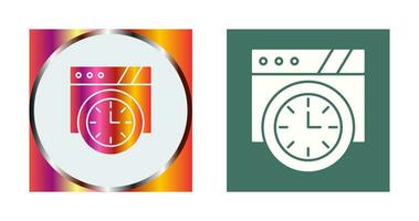 Wall Clock Vector Icon