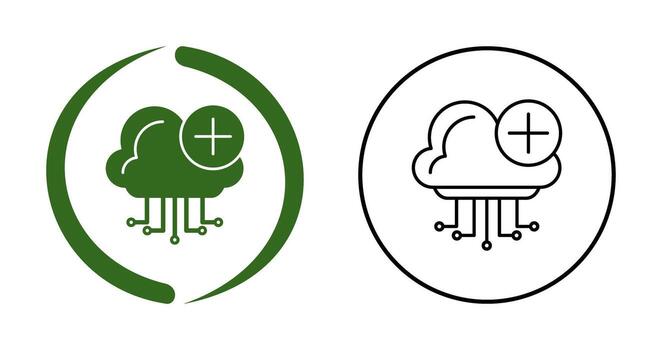 Cloud Computing Vector Icon