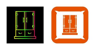 icono de vector de cajón de gabinete