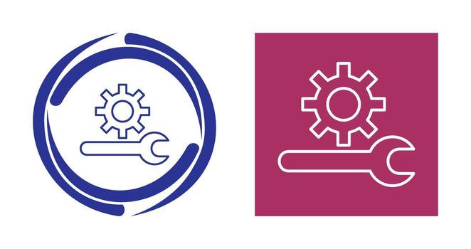 icono de vector de soporte técnico único