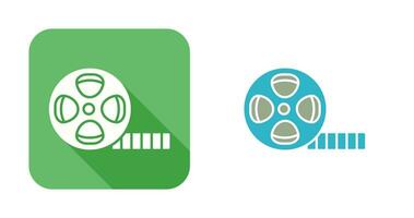 Film Reel Vector Icon