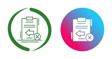 Return Failed Vector Icon