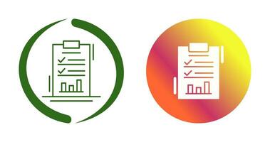 Report List Vector Icon