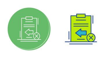 Return Failed Vector Icon