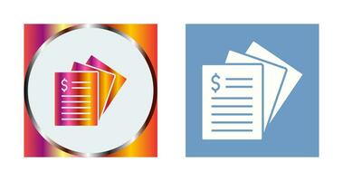 Invoice Vector Icon