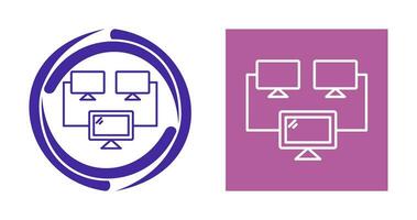 Connected Systems Vector Icon