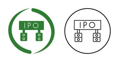 Ipo Vector Icon