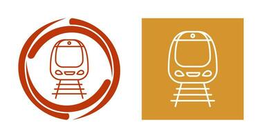 icono de vector de tren