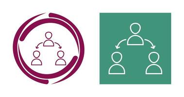 Unique Connected Users Vector Icon
