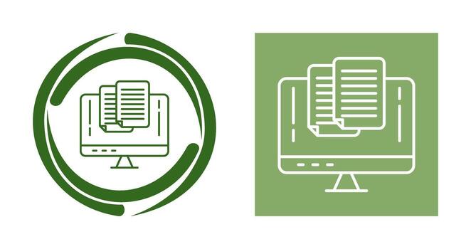 pegar icono vectorial vector