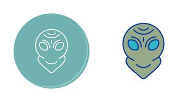 icono de vector alienígena
