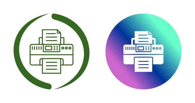 icono de vector de impresora