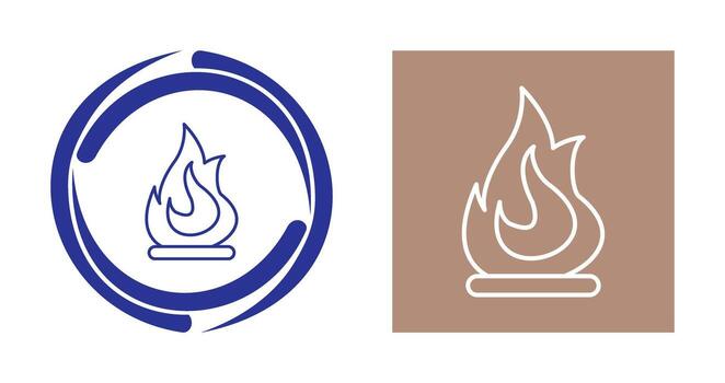 icono de vector de fuego
