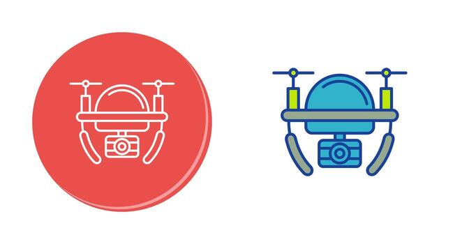 Camera Drone Vector Icon