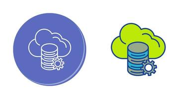 Cloud Data Vector Icon