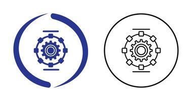 Automated Process Vector Icon
