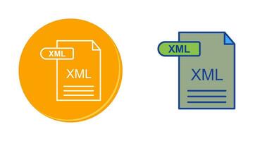 XML Vector Icon