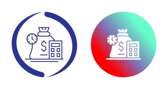 icono de vector de gasto