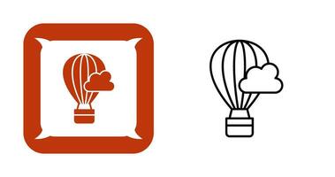 Hot Air Baloon Vector Icon