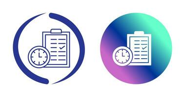 Time Planing Vector Icon