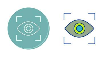 Eye Scan Vector Icon