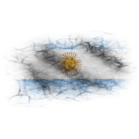 Argentina acenando bandeira escova png