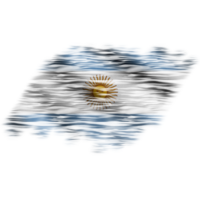 Argentinië golvend vlag borstel png