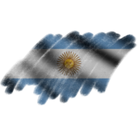 Argentina acenando bandeira escova png